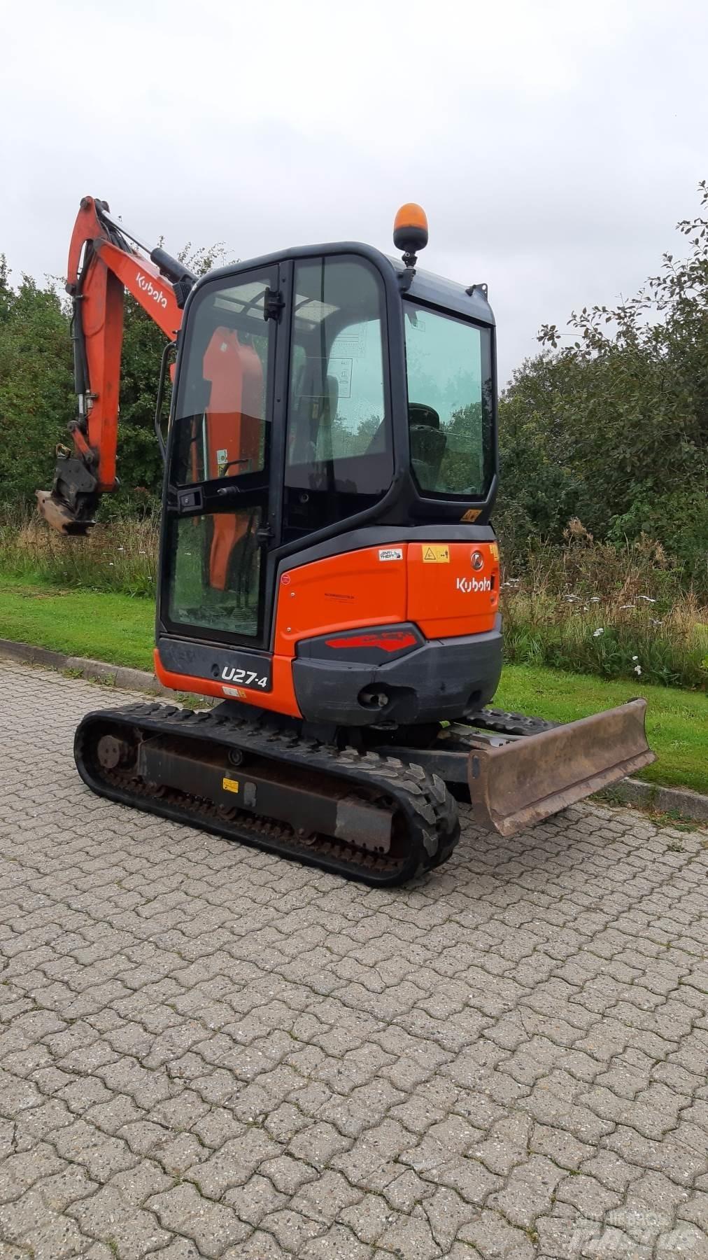 Kubota U27-3 Mini ekskavatoriai < 7 t