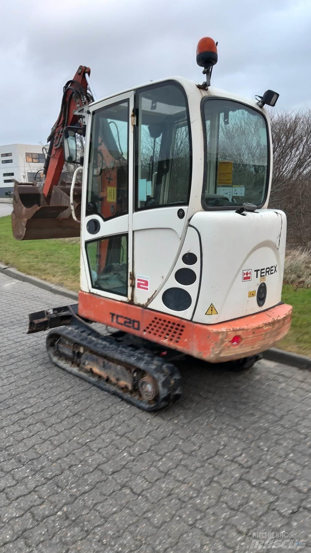 Terex TC20 Mini ekskavatoriai < 7 t