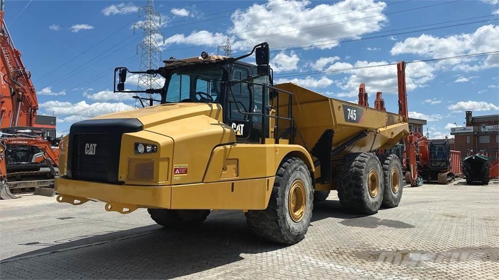 CAT 745C 6X6 Statybiniai savivarčiai sunkvežimiai