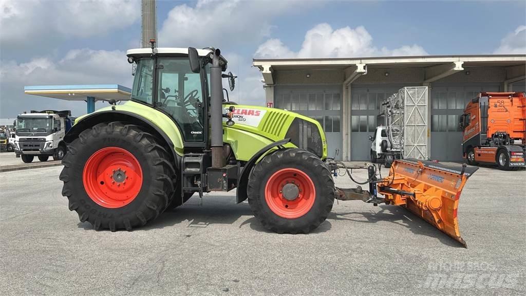 CLAAS Axion 810 4x4 Sniego peiliai ir valytuvai