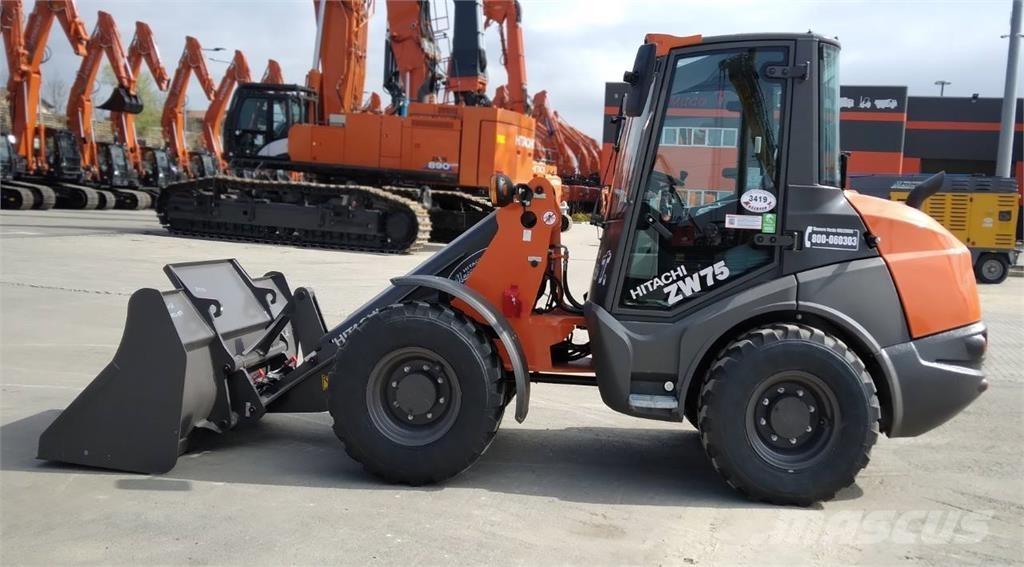 Hitachi ZW75 – 6C Naudoti ratiniai krautuvai