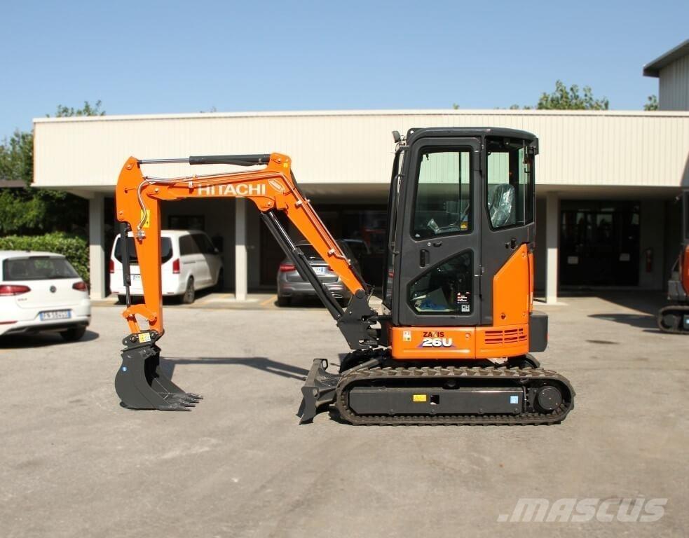 Hitachi ZX26U-6 CR Mini ekskavatoriai < 7 t