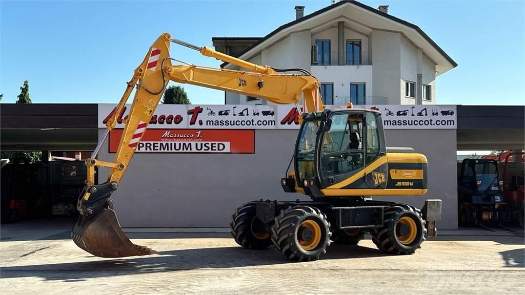 JCB JS130W 4x4 Ratiniai ekskavatoriai