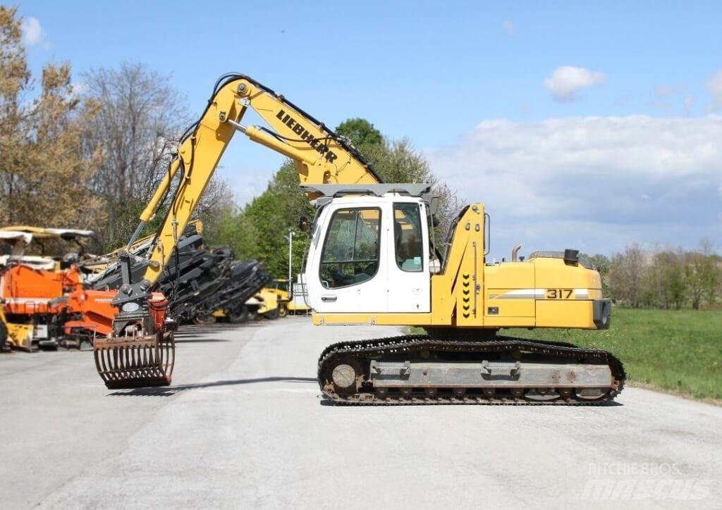 Liebherr R317 Litronic Ratiniai ekskavatoriai