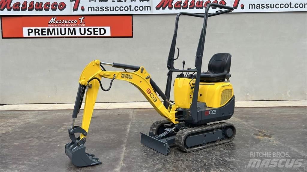 Wacker Neuson 803 Mini ekskavatoriai < 7 t