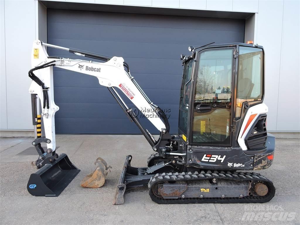Bobcat E34 Statyba - Kita