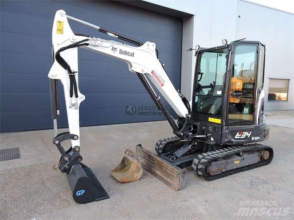Bobcat E34 Statyba - Kita