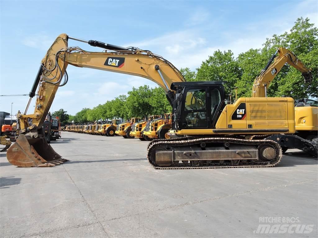CAT 336 + GPS Vikšriniai ekskavatoriai