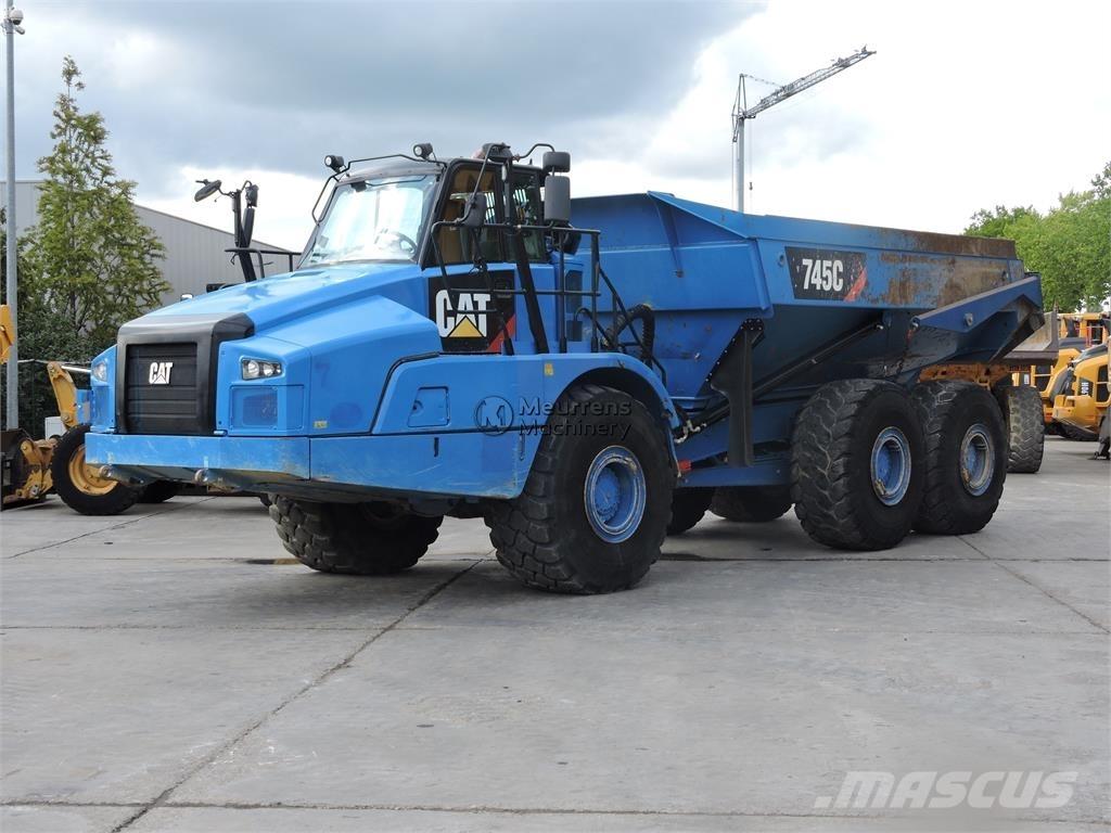 CAT 745C TAILGATE Karjeriniai savivarčiai