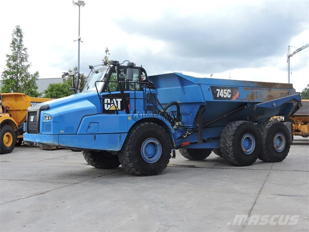 CAT 745C TAILGATE Karjeriniai savivarčiai