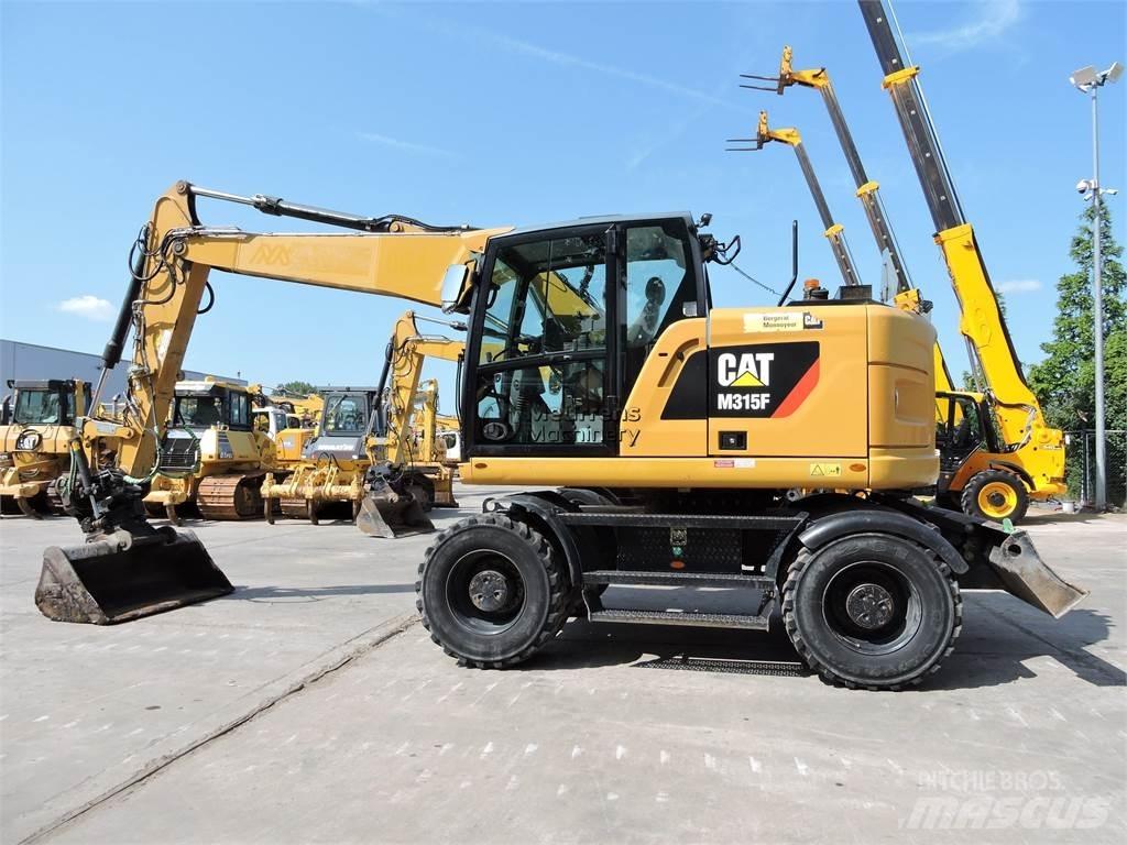 CAT M315 Ratiniai ekskavatoriai