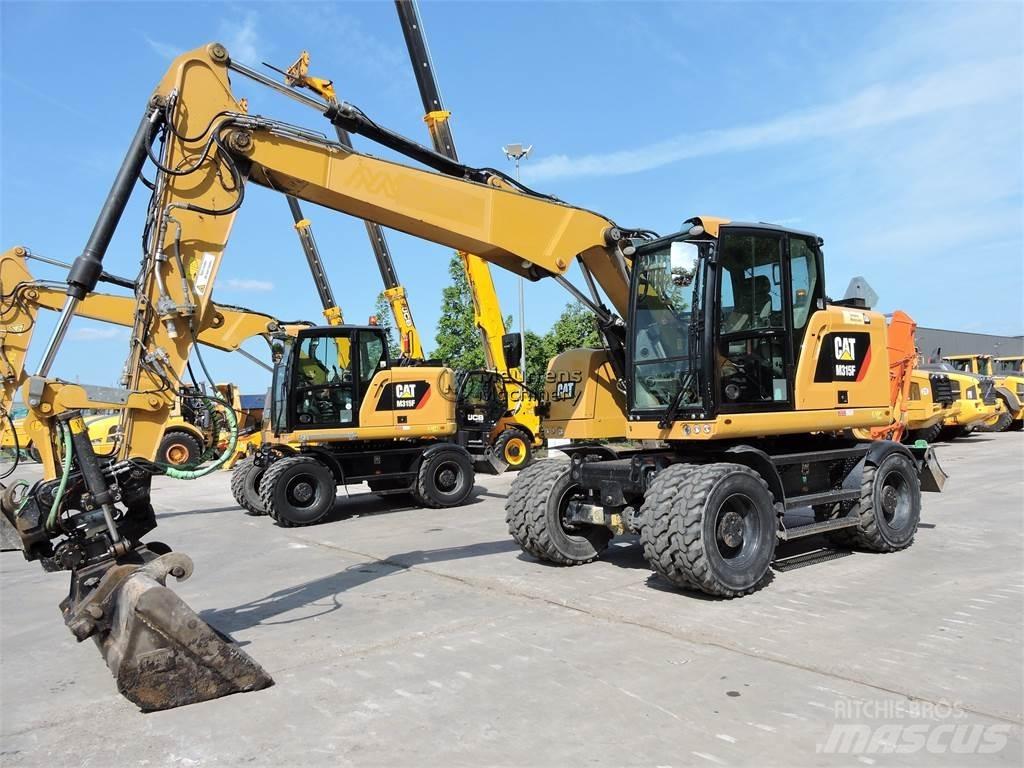 CAT M315 Ratiniai ekskavatoriai