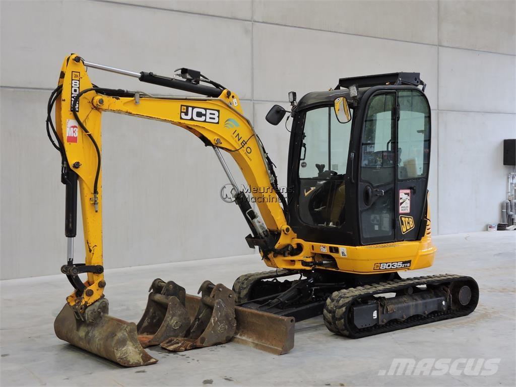 JCB 8035 Statyba - Kita