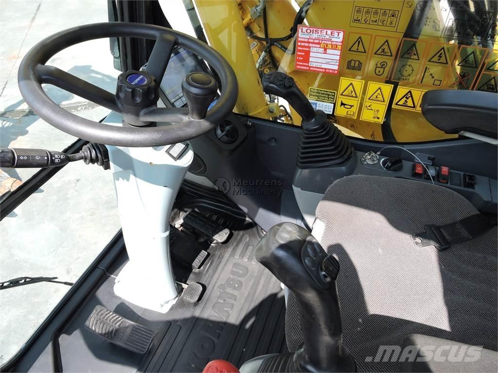 Komatsu PW148 Ratiniai ekskavatoriai