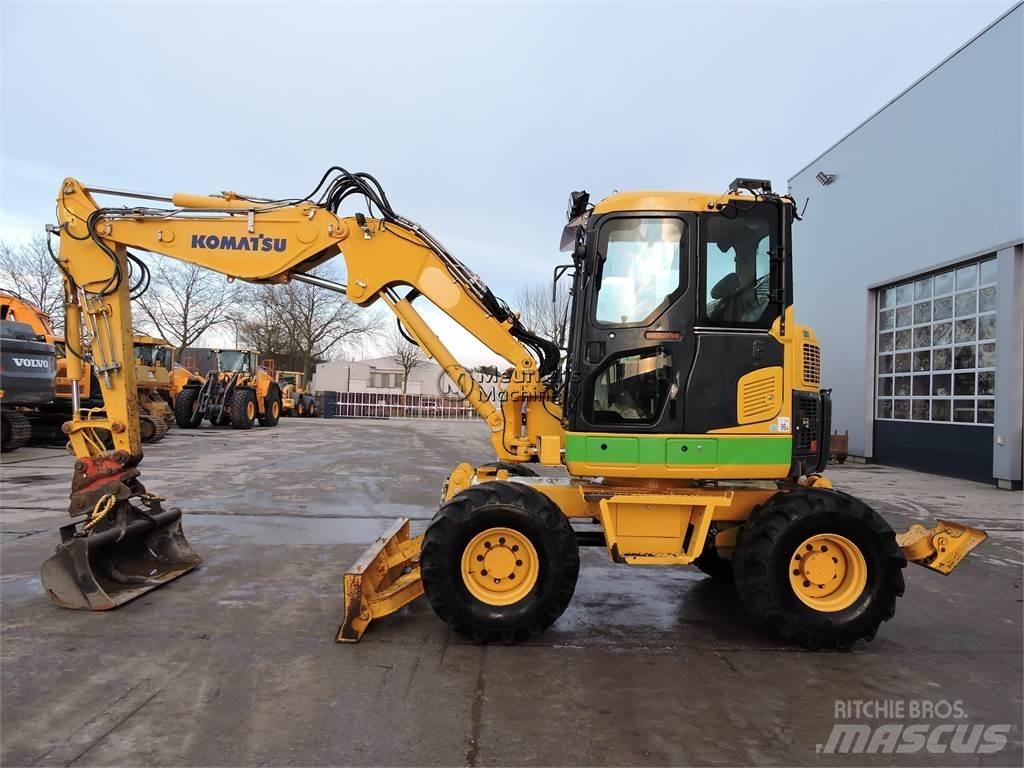 Komatsu PW98 Ratiniai ekskavatoriai