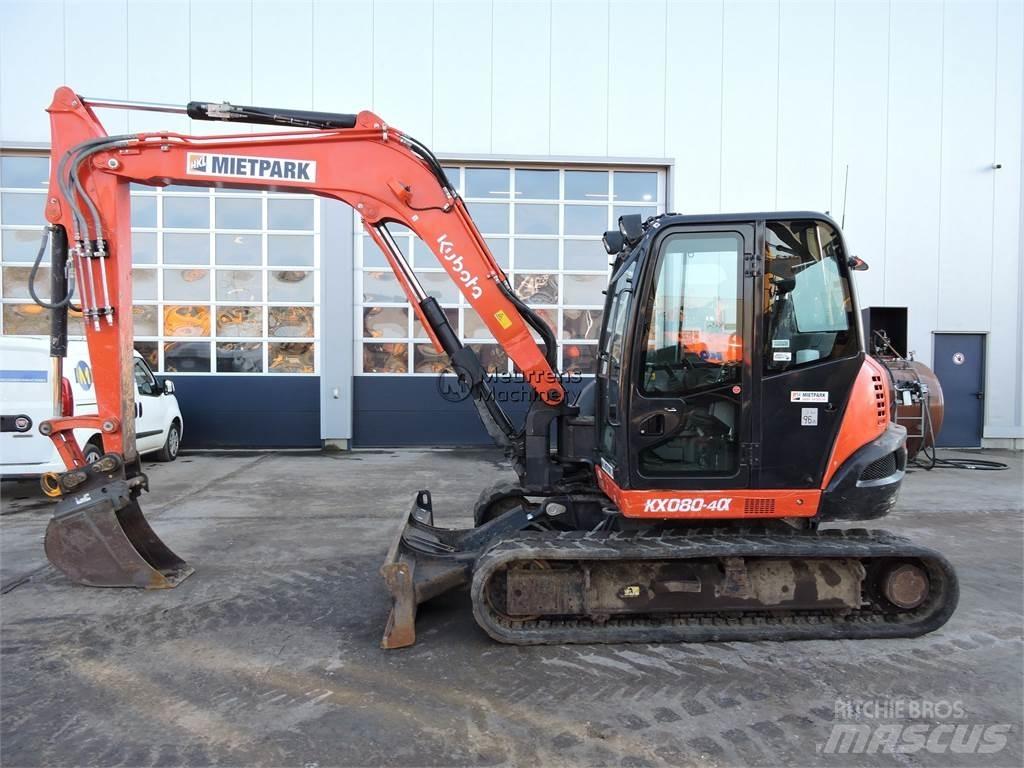 Kubota KX080 Statyba - Kita