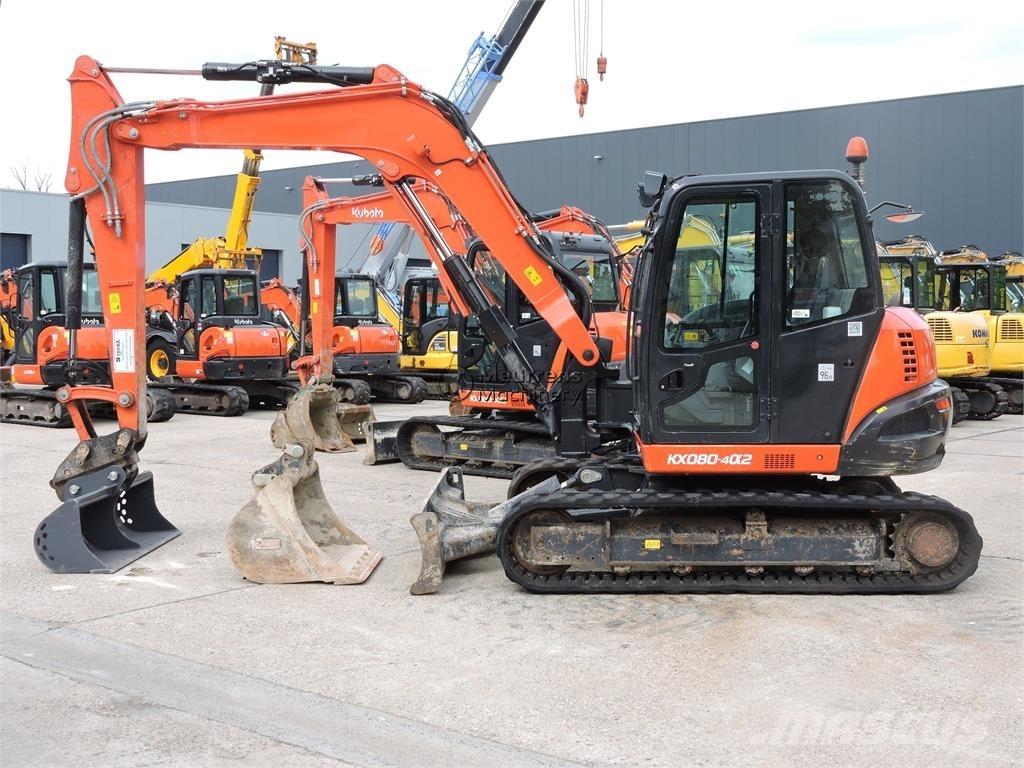 Kubota KX080-4 Statyba - Kita