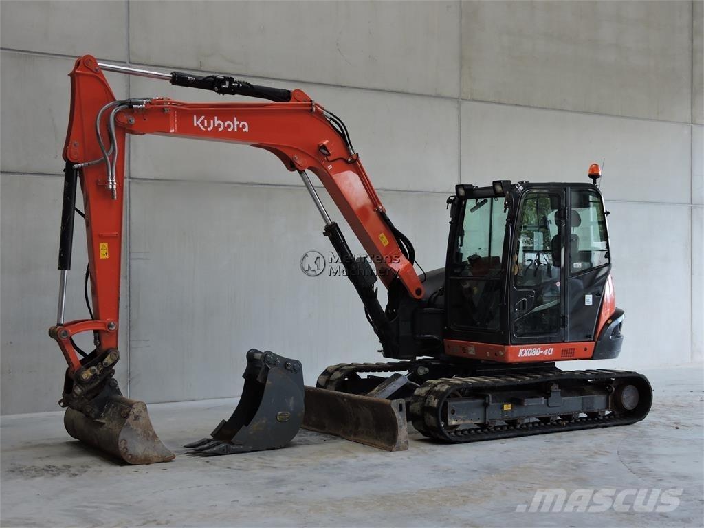 Kubota KX080-4 Statyba - Kita
