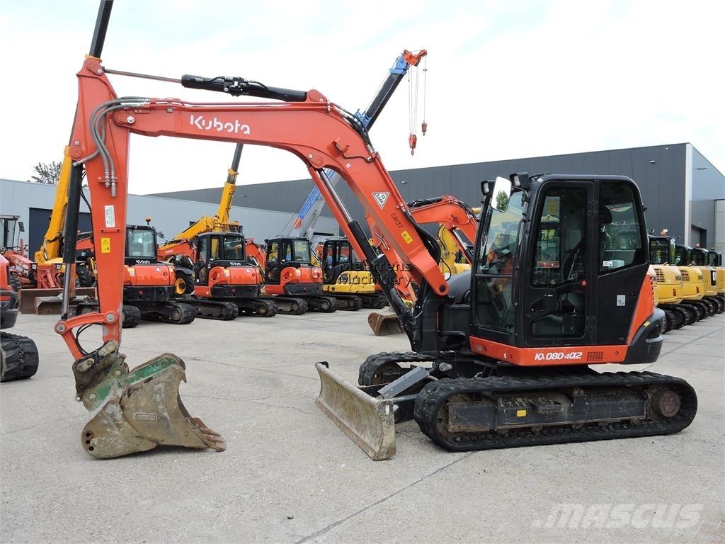 Kubota KX080-4 Statyba - Kita