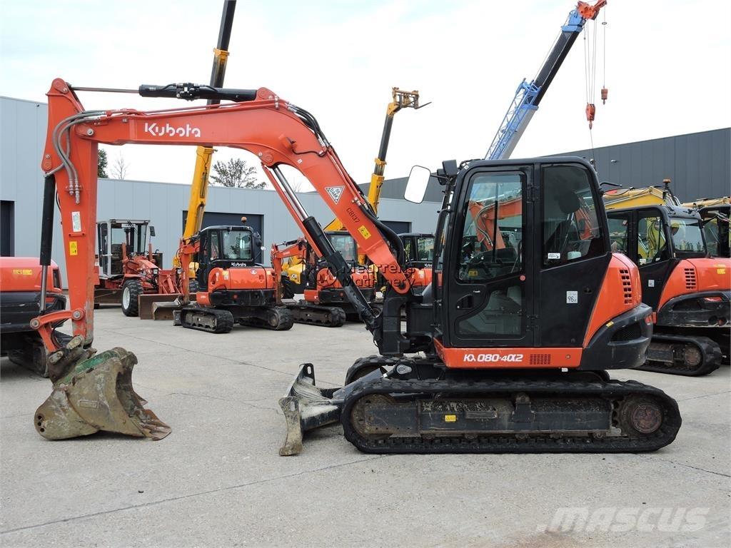 Kubota KX080-4 Statyba - Kita