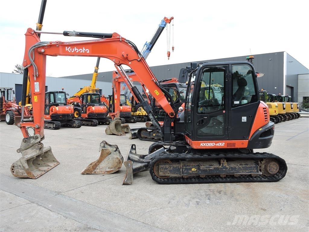 Kubota KX080-4 Statyba - Kita