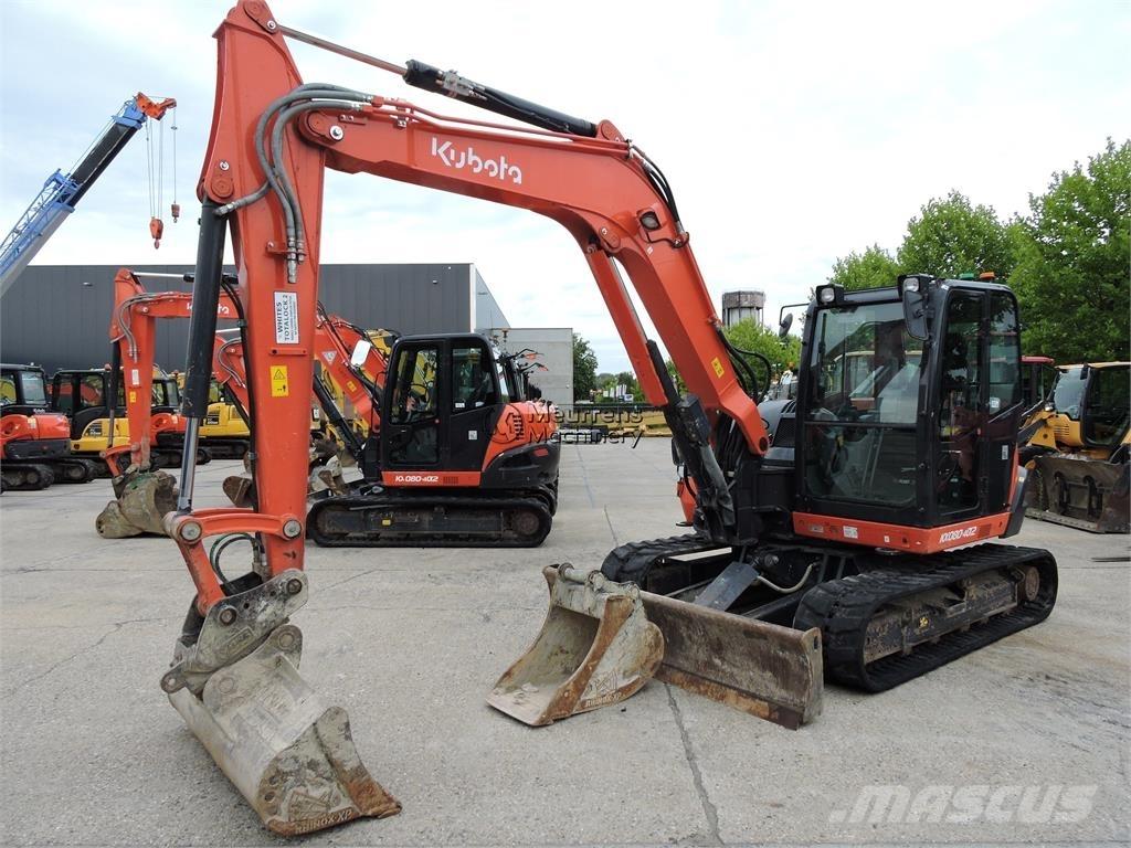 Kubota KX080-4 Statyba - Kita