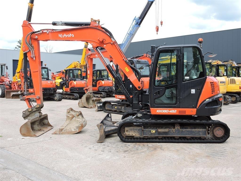 Kubota KX080-4 Statyba - Kita