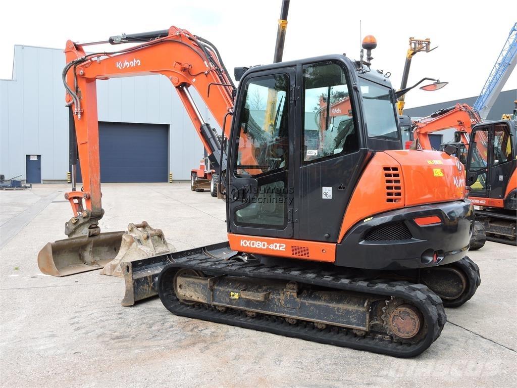 Kubota KX080-4 Statyba - Kita