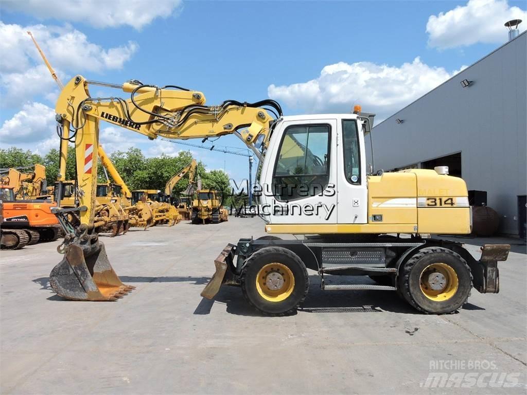 Liebherr A314 Ratiniai ekskavatoriai