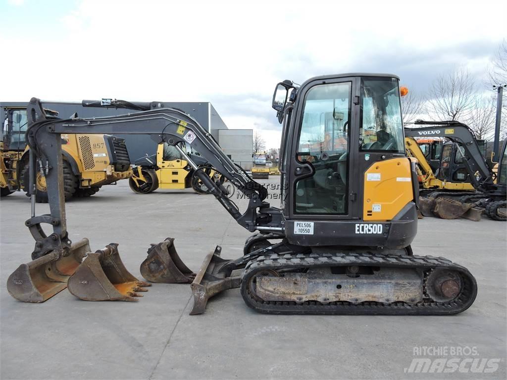 Volvo ECR50D Statyba - Kita