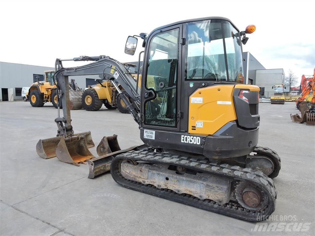 Volvo ECR50D Statyba - Kita