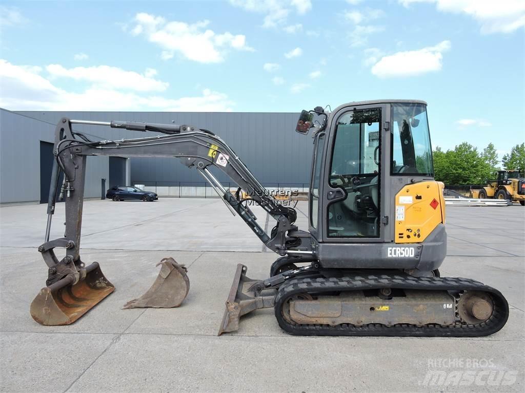 Volvo ECR50D Statyba - Kita