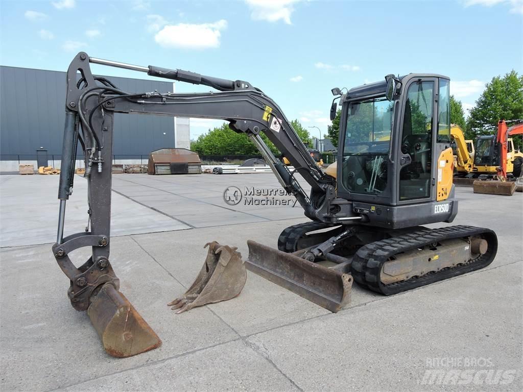 Volvo ECR50D Statyba - Kita