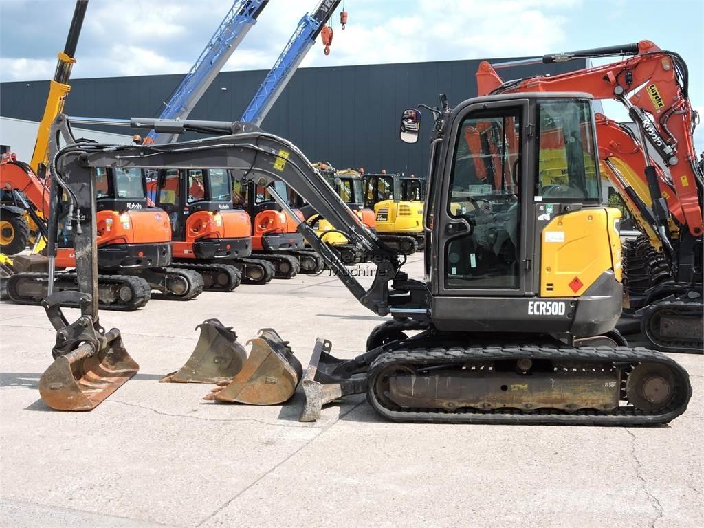 Volvo ECR50D Statyba - Kita