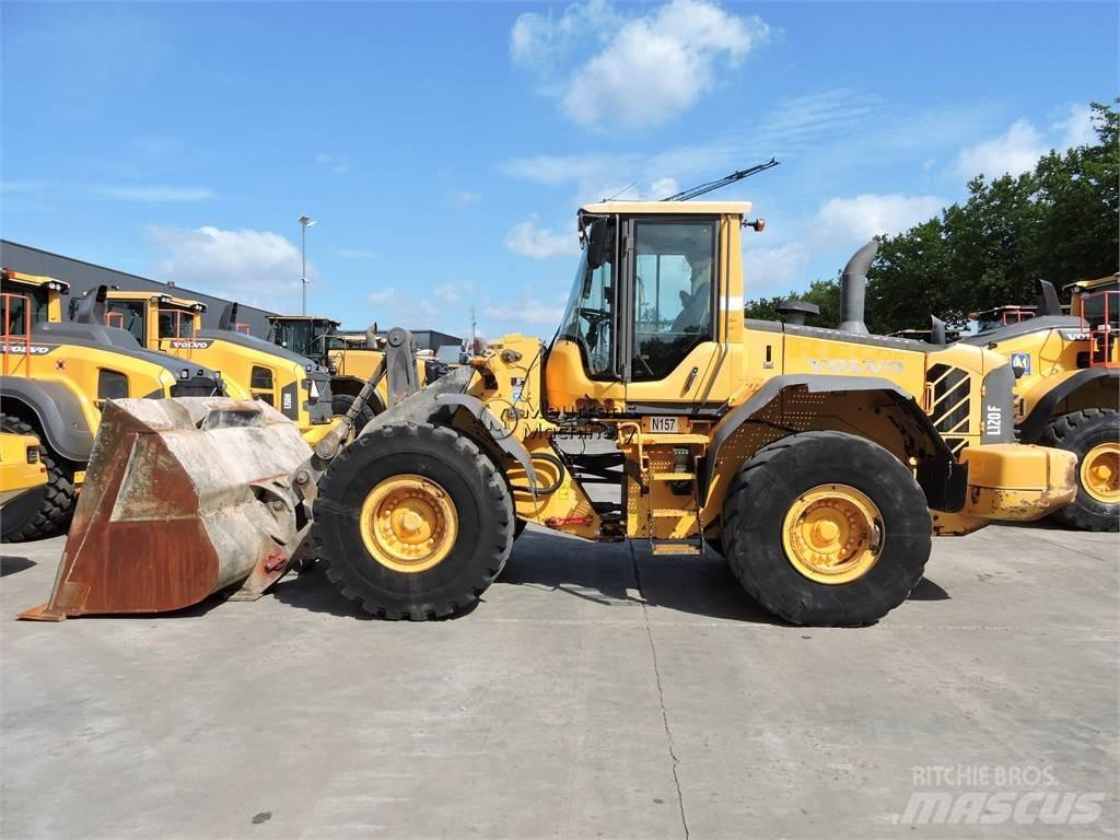 Volvo L120F Naudoti ratiniai krautuvai