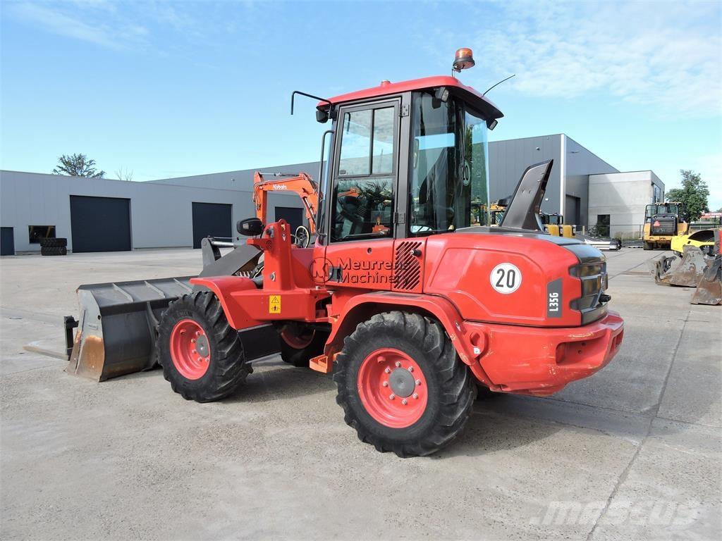 Volvo L35G + Fork-German Naudoti ratiniai krautuvai