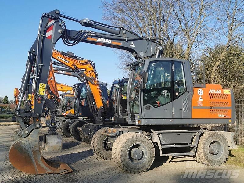 Atlas 150 W Ratiniai ekskavatoriai