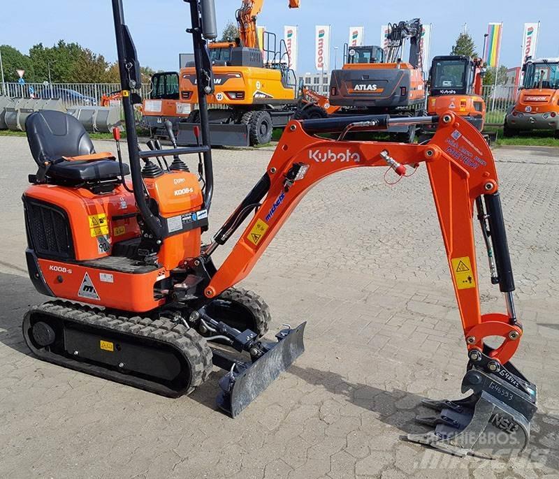 Kubota K 008-5 VHG Mini ekskavatoriai < 7 t
