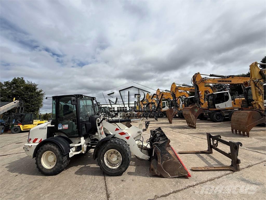 CAT 908M Naudoti ratiniai krautuvai