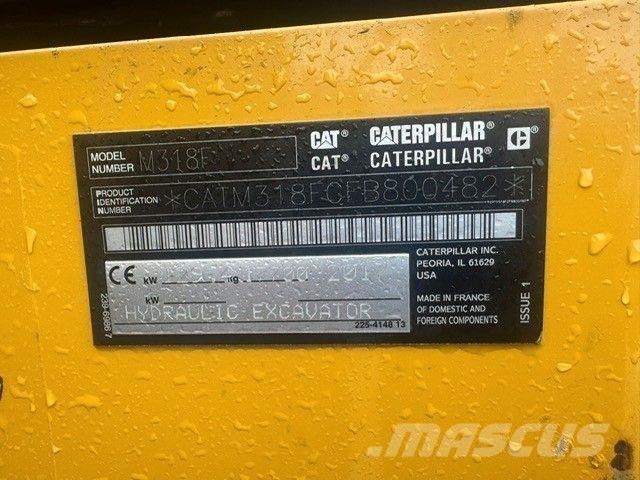 CAT M318F Ratiniai ekskavatoriai