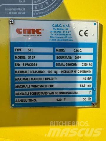 CMC S15F Neuwertig!! Ant priekabų montuojamos kėlimo platformos