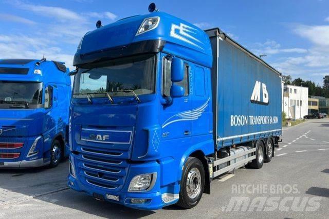 DAF XF510 6x2 Priekabos su tentu
