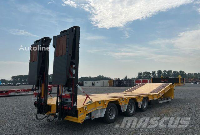  GVN 3 AXLE LOWBED Žemo iškrovimo puspriekabės
