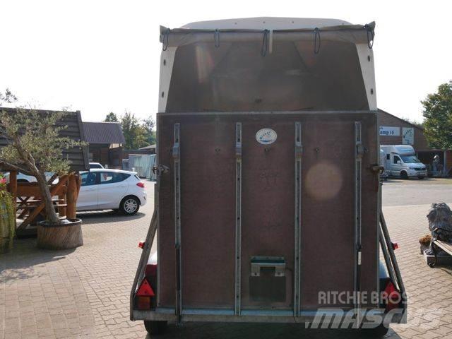  Holz Poly 2 Pferde Gyvulių pervežimo priekabos
