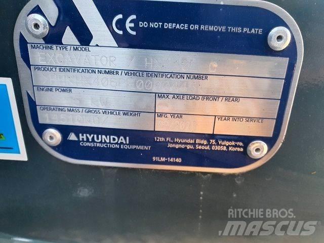 Hyundai HX140LC Vikšriniai ekskavatoriai