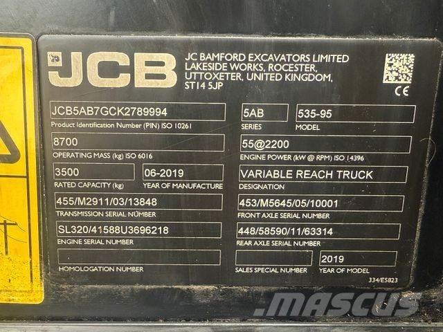 JCB 535-95 Teleskopiniai krautuvai