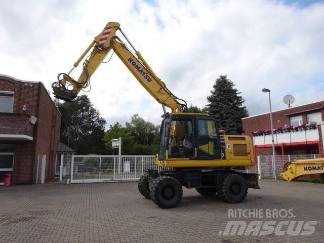 Komatsu PW180-11 Ratiniai ekskavatoriai