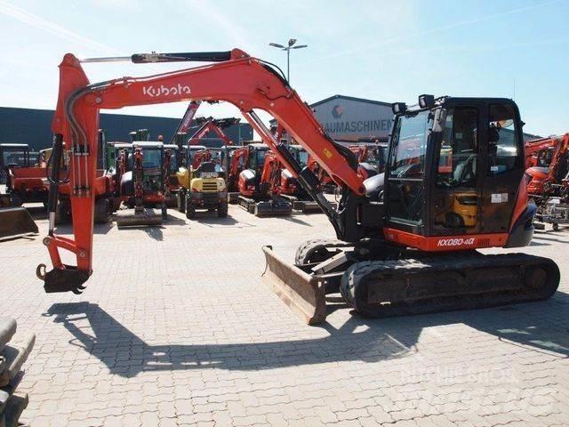 Kubota KX080-4a Mini ekskavatoriai < 7 t