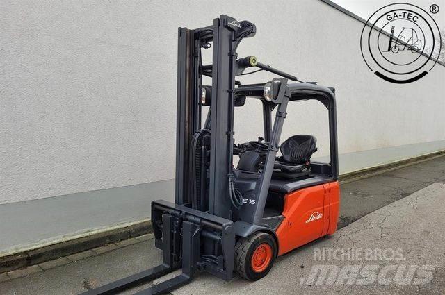Linde E16 Elektriniai šakiniai krautuvai