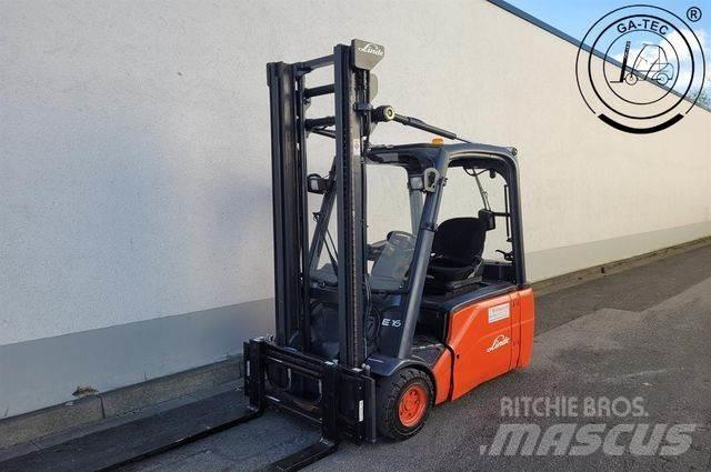 Linde E16L Elektriniai šakiniai krautuvai